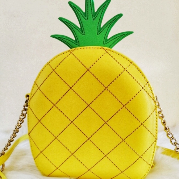 Rare Kate Spade Pineapple Crossbody Purse - Picture 2 of 6